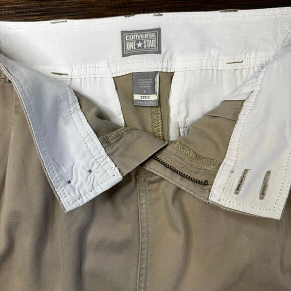 Converse one star FIT3 khaki skirt size 8 pleated front - Picture 7 of 9